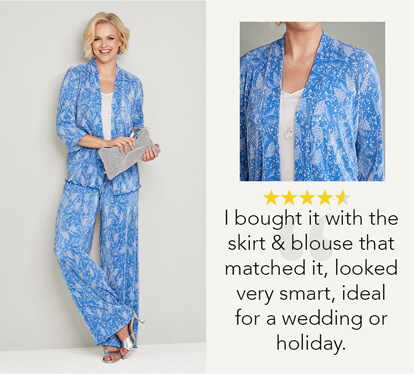 Floral Plisse Soft Jacket - LR113
